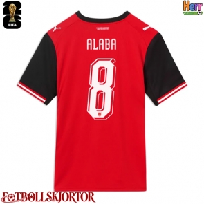 Österrike David Alaba #8 Hemmatröja VM 2026 Kortärmad